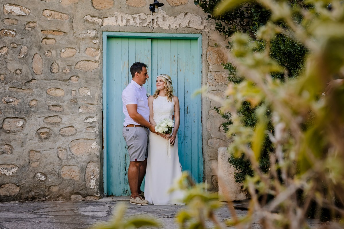 Bride and Groom Paphos Cyprus Wedding